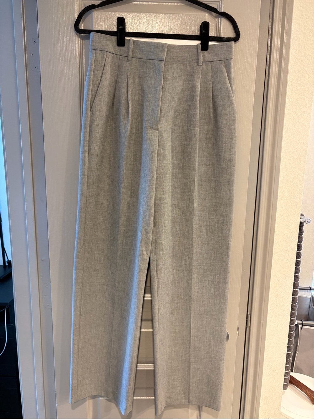 Wilfred Effortless Wide-Leg Women's Pants - Light Gray